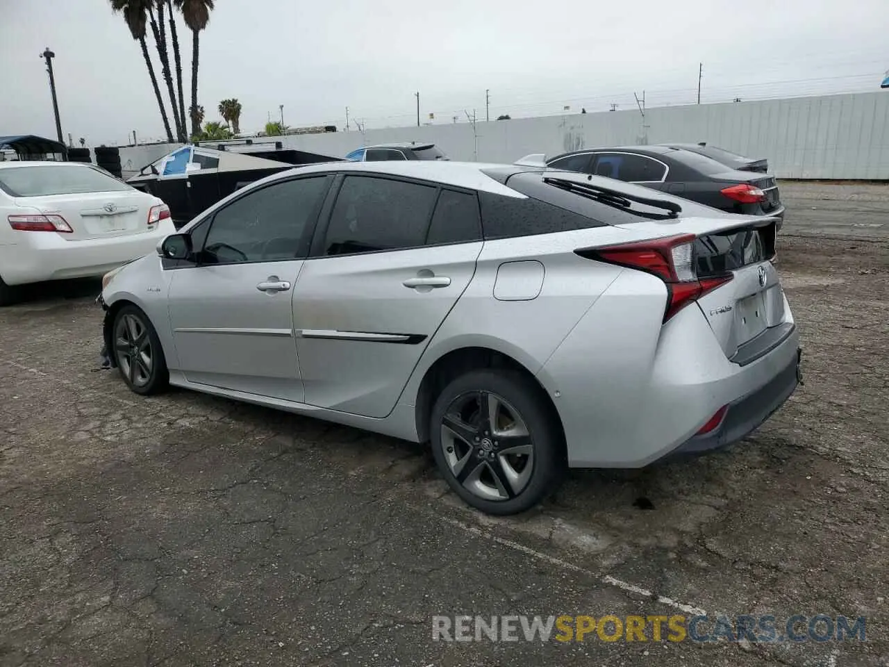 2 Photograph of a damaged car JTDKARFU7L3108641 TOYOTA PRIUS 2020