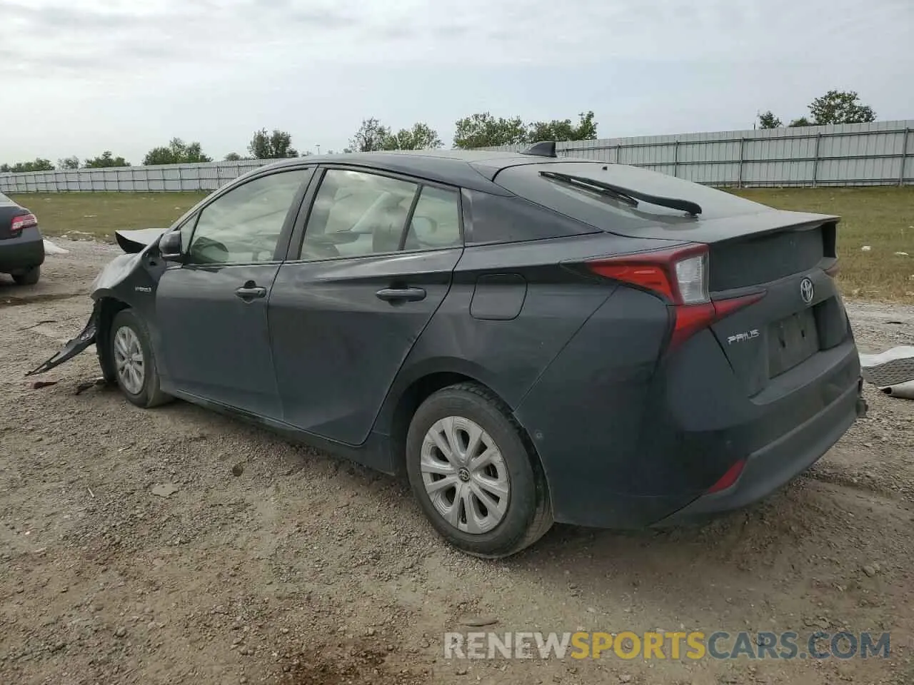 2 Photograph of a damaged car JTDKARFU7L3109854 TOYOTA PRIUS 2020