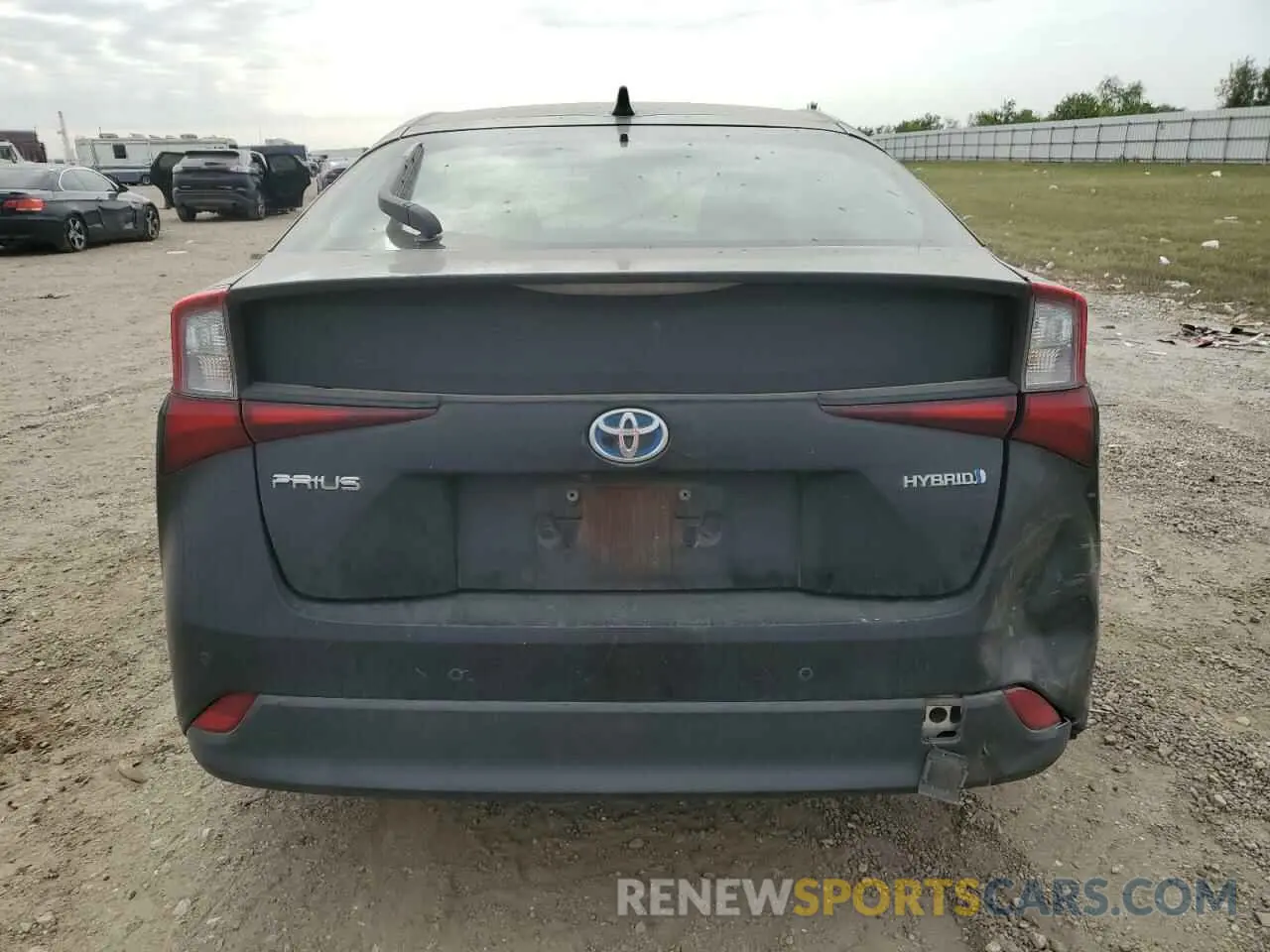 6 Photograph of a damaged car JTDKARFU7L3109854 TOYOTA PRIUS 2020