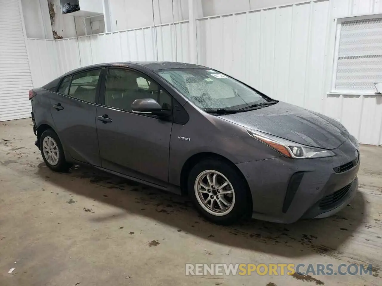4 Photograph of a damaged car JTDKARFU7L3111006 TOYOTA PRIUS 2020