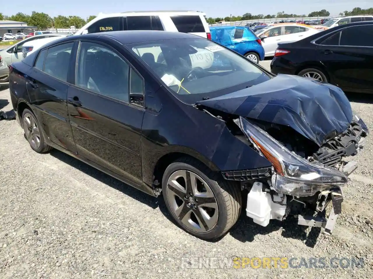 1 Photograph of a damaged car JTDKARFU7L3111748 TOYOTA PRIUS 2020