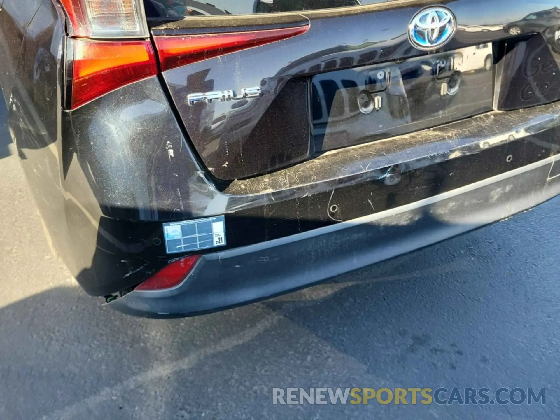 26 Photograph of a damaged car JTDKARFU7L3112155 TOYOTA PRIUS 2020