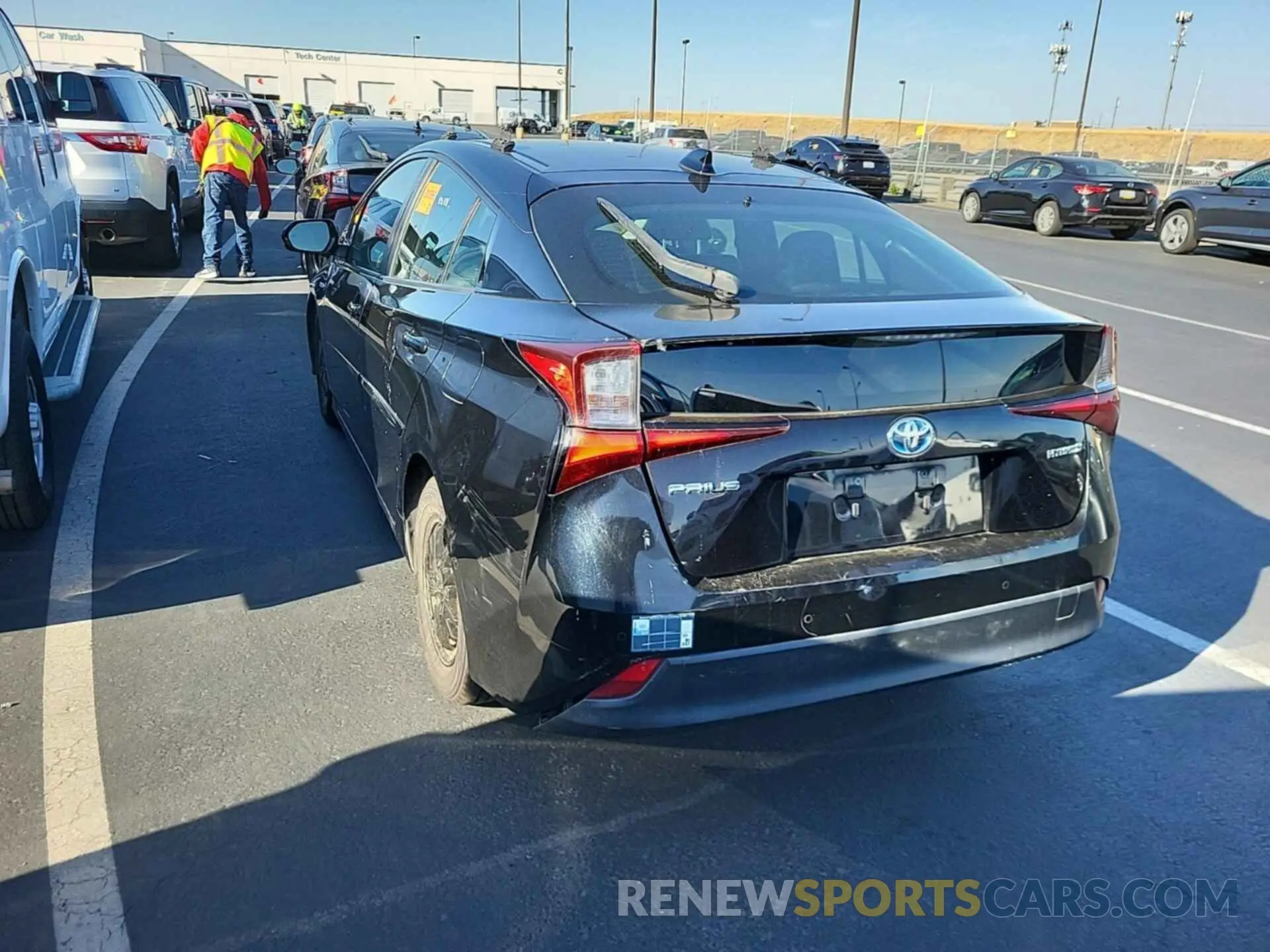 37 Photograph of a damaged car JTDKARFU7L3112155 TOYOTA PRIUS 2020