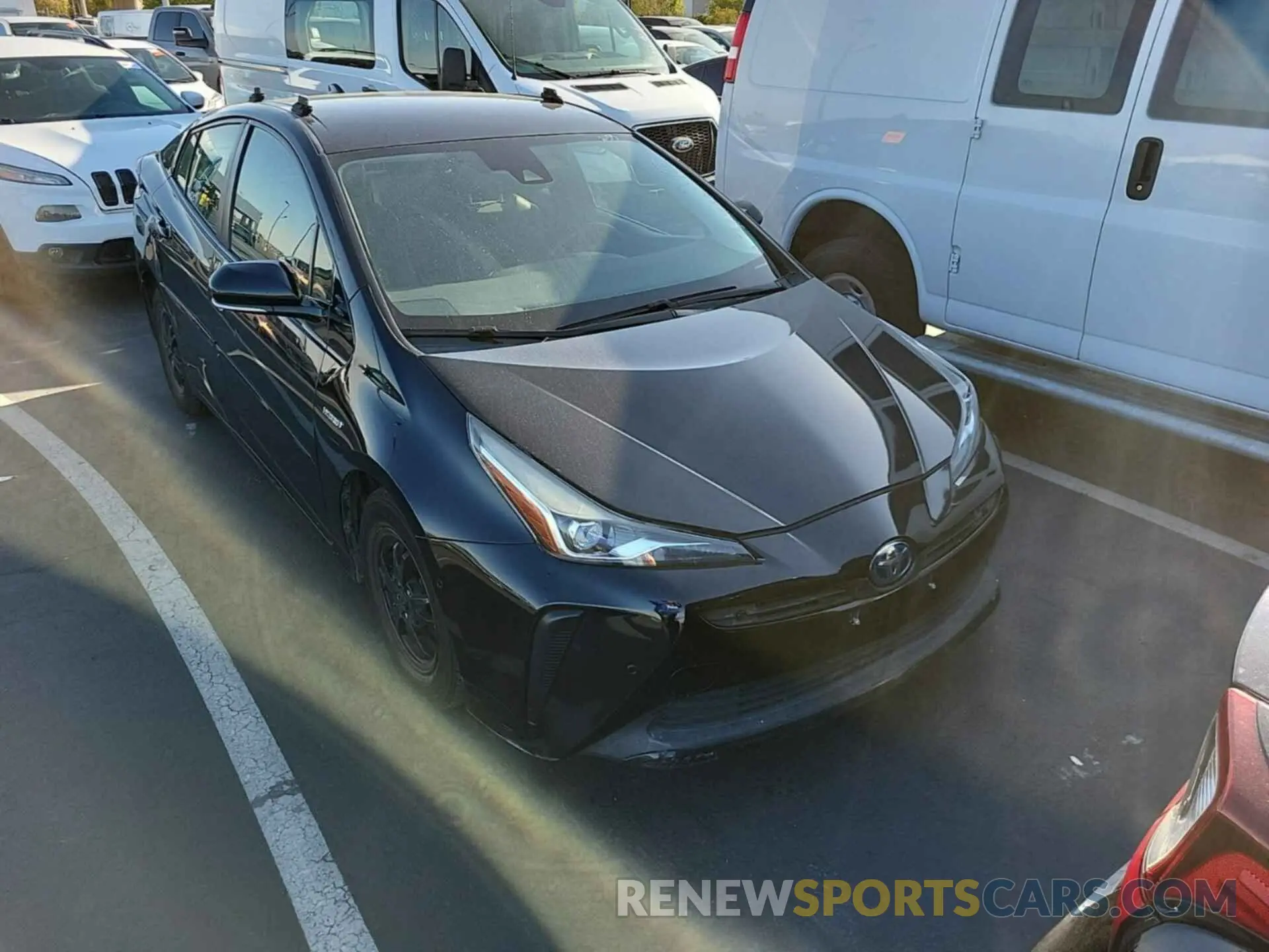 47 Photograph of a damaged car JTDKARFU7L3112155 TOYOTA PRIUS 2020