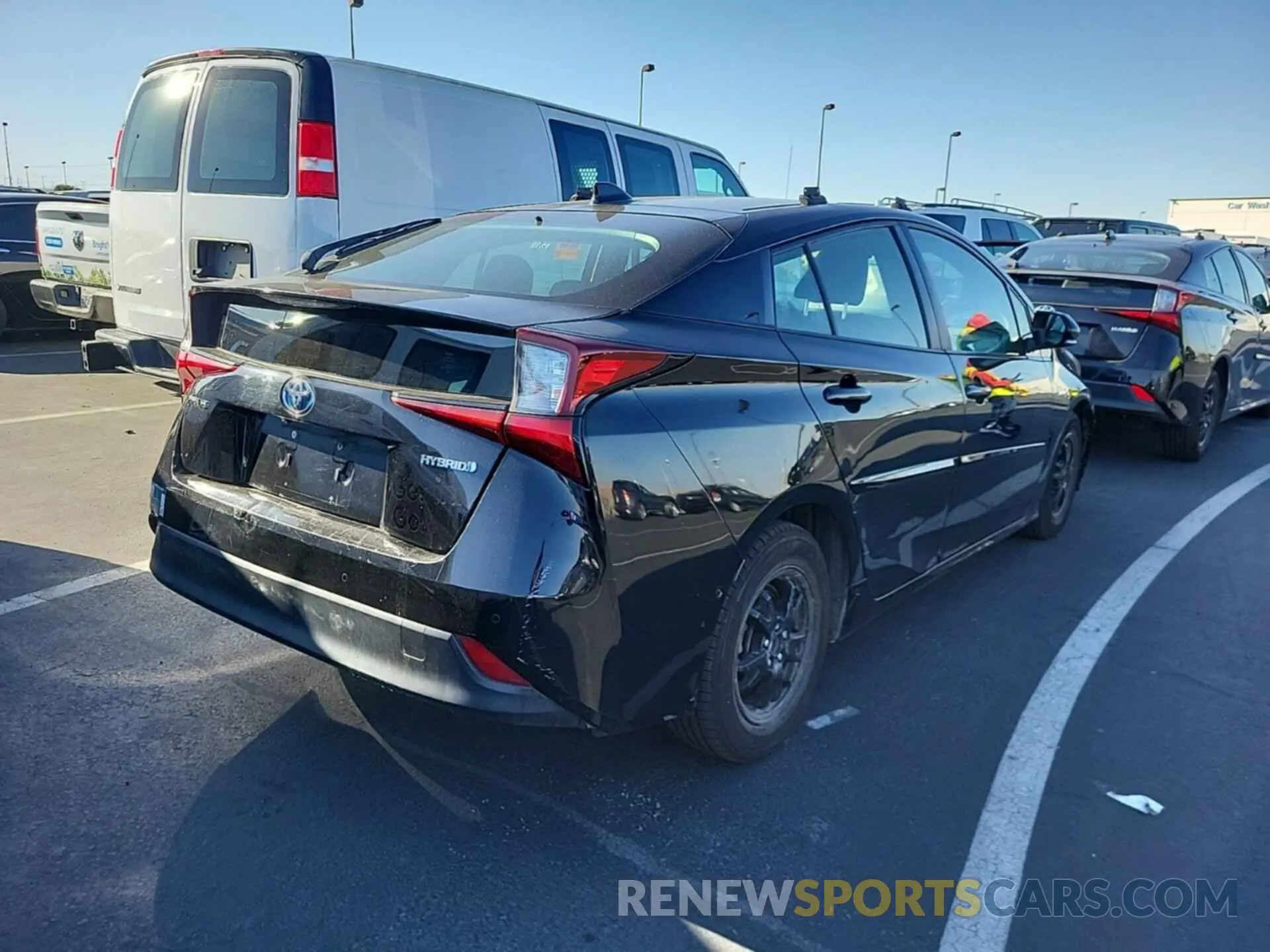 49 Photograph of a damaged car JTDKARFU7L3112155 TOYOTA PRIUS 2020