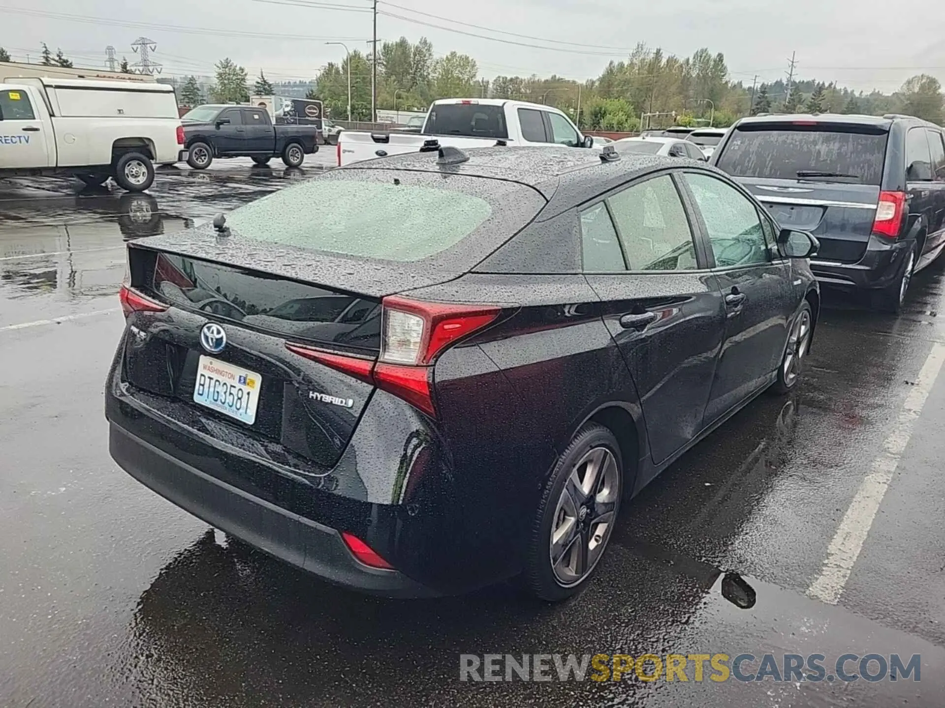 2 Photograph of a damaged car JTDKARFU7L3115184 TOYOTA PRIUS 2020