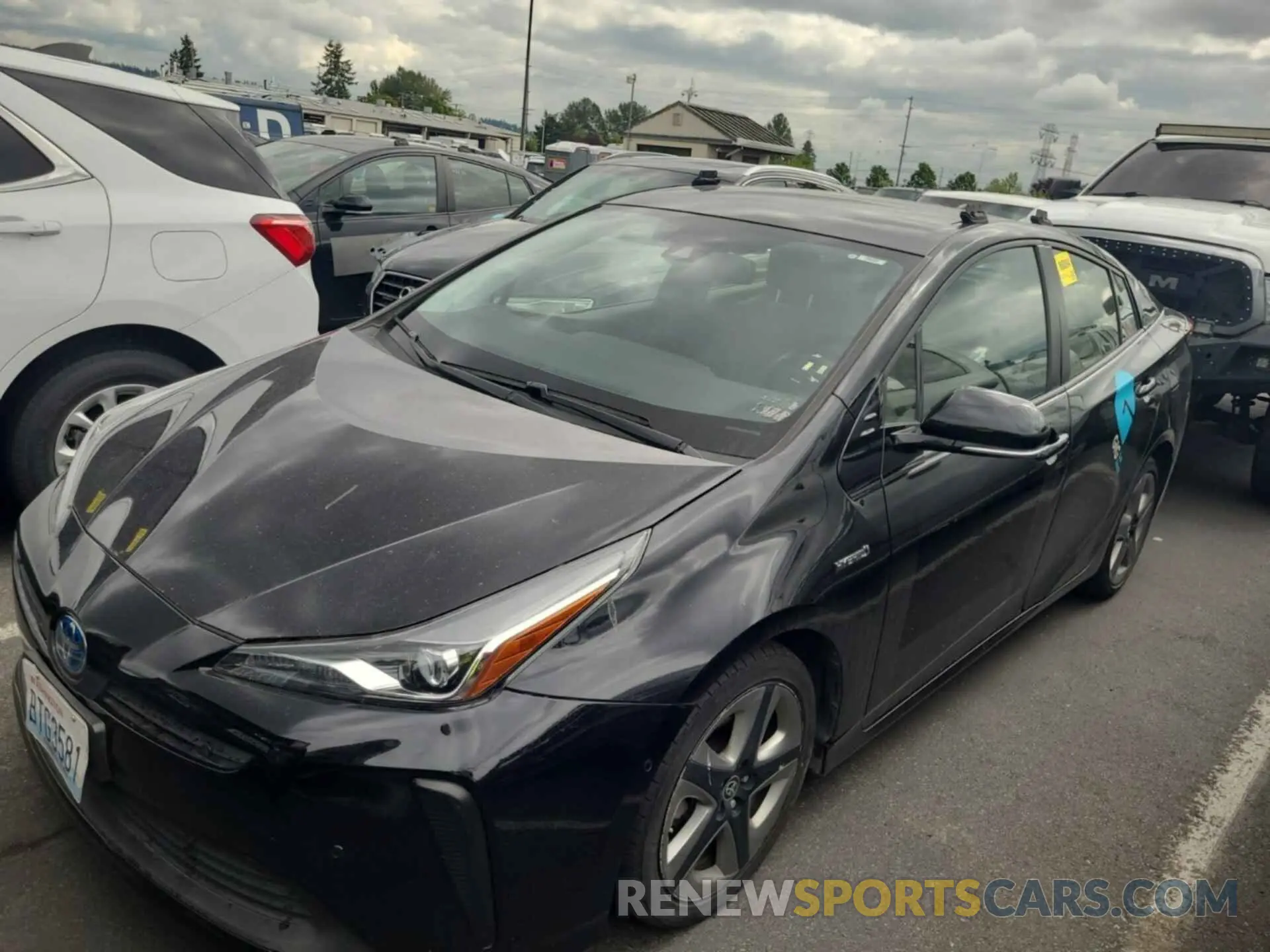 5 Photograph of a damaged car JTDKARFU7L3115184 TOYOTA PRIUS 2020