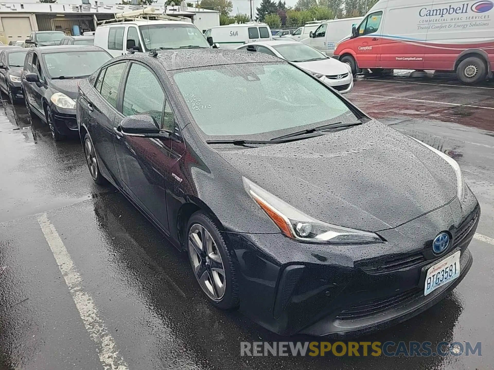 7 Photograph of a damaged car JTDKARFU7L3115184 TOYOTA PRIUS 2020