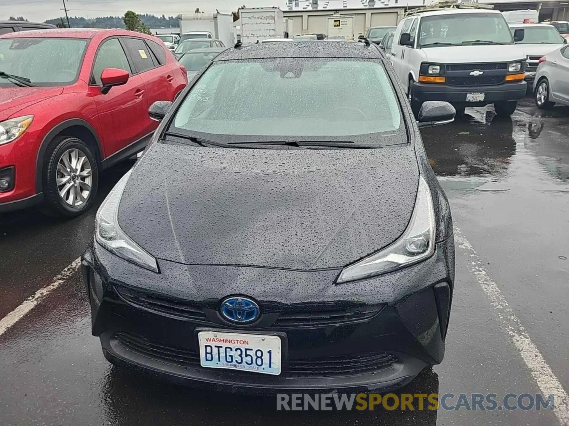 8 Photograph of a damaged car JTDKARFU7L3115184 TOYOTA PRIUS 2020