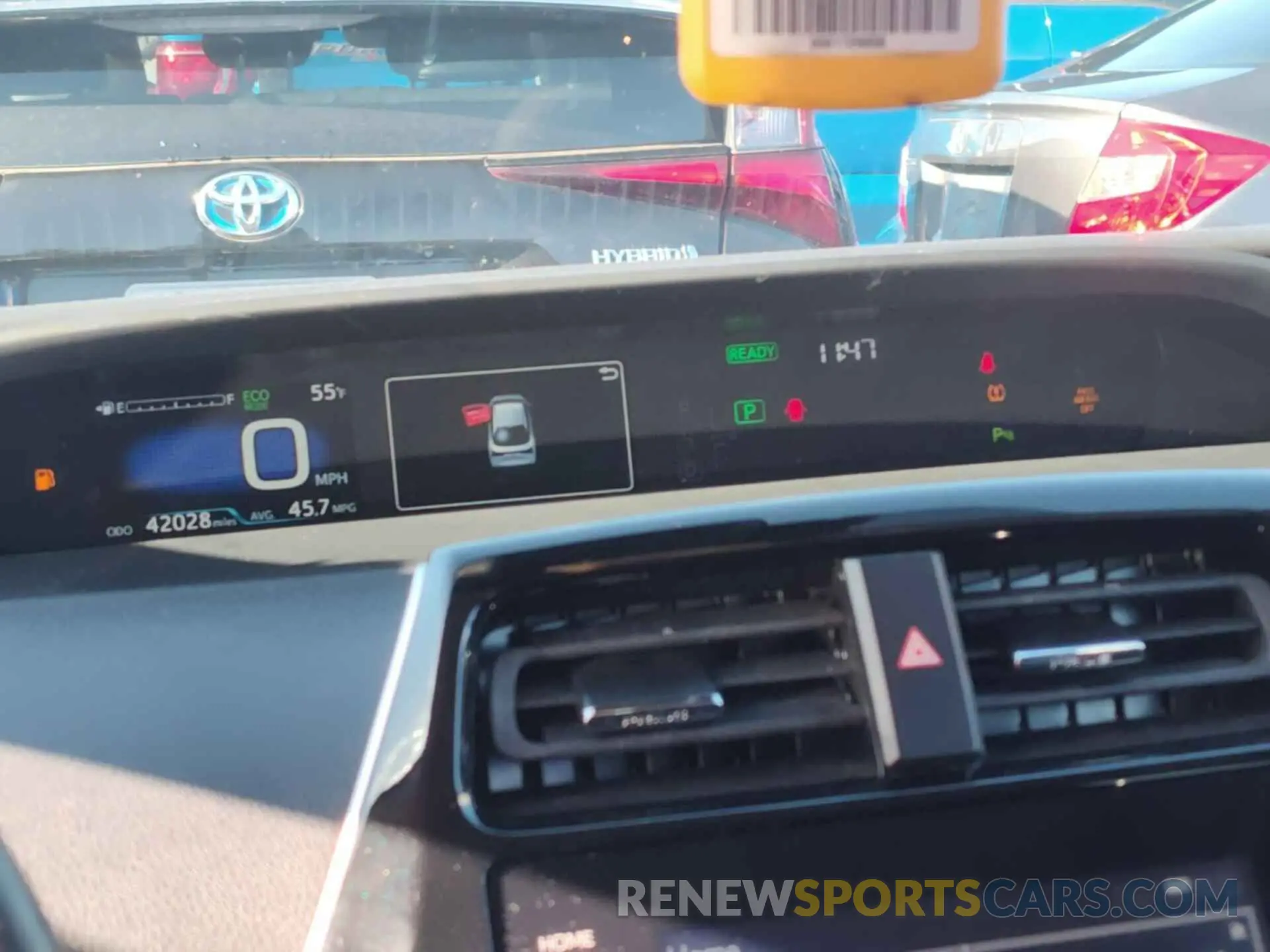 2 Photograph of a damaged car JTDKARFU7L3116187 TOYOTA PRIUS 2020
