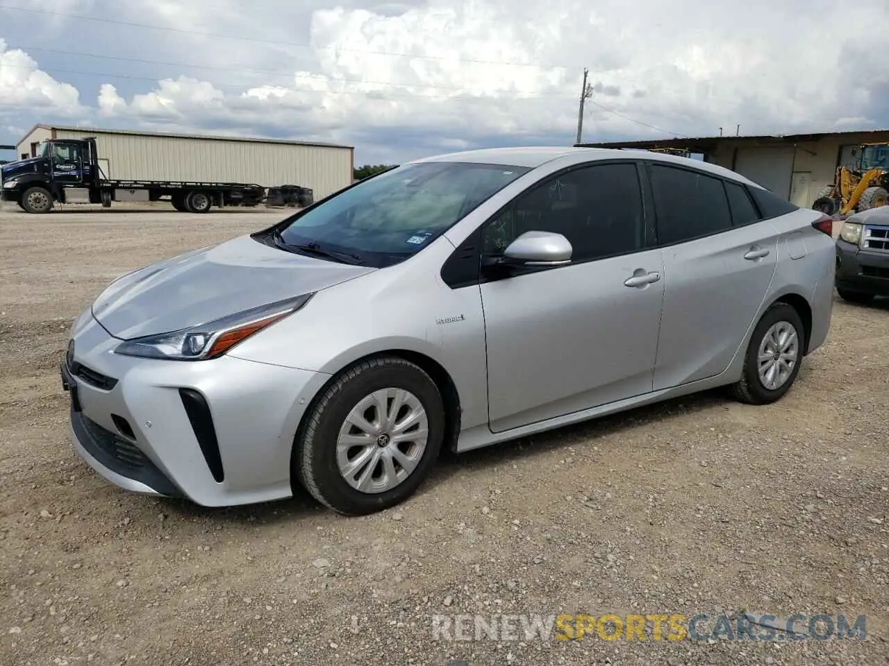 1 Photograph of a damaged car JTDKARFU7L3116934 TOYOTA PRIUS 2020