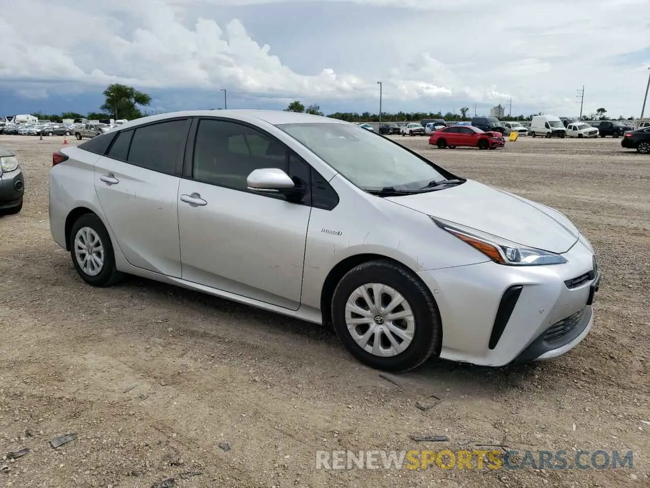 4 Photograph of a damaged car JTDKARFU7L3116934 TOYOTA PRIUS 2020