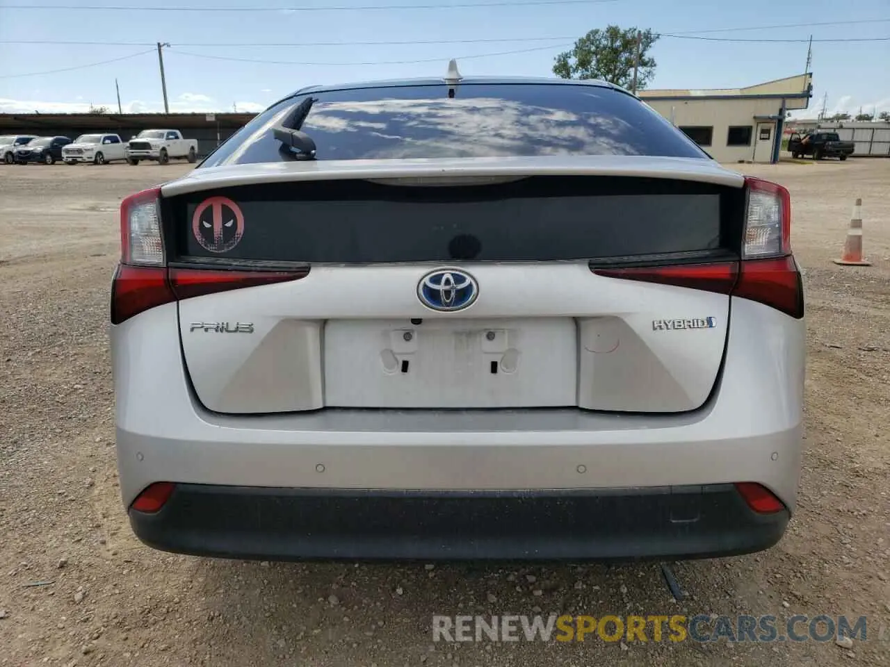 6 Photograph of a damaged car JTDKARFU7L3116934 TOYOTA PRIUS 2020