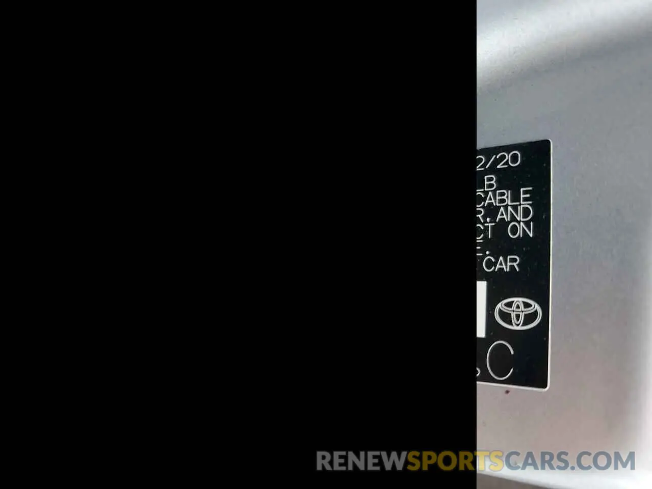 13 Photograph of a damaged car JTDKARFU7L3118070 TOYOTA PRIUS 2020