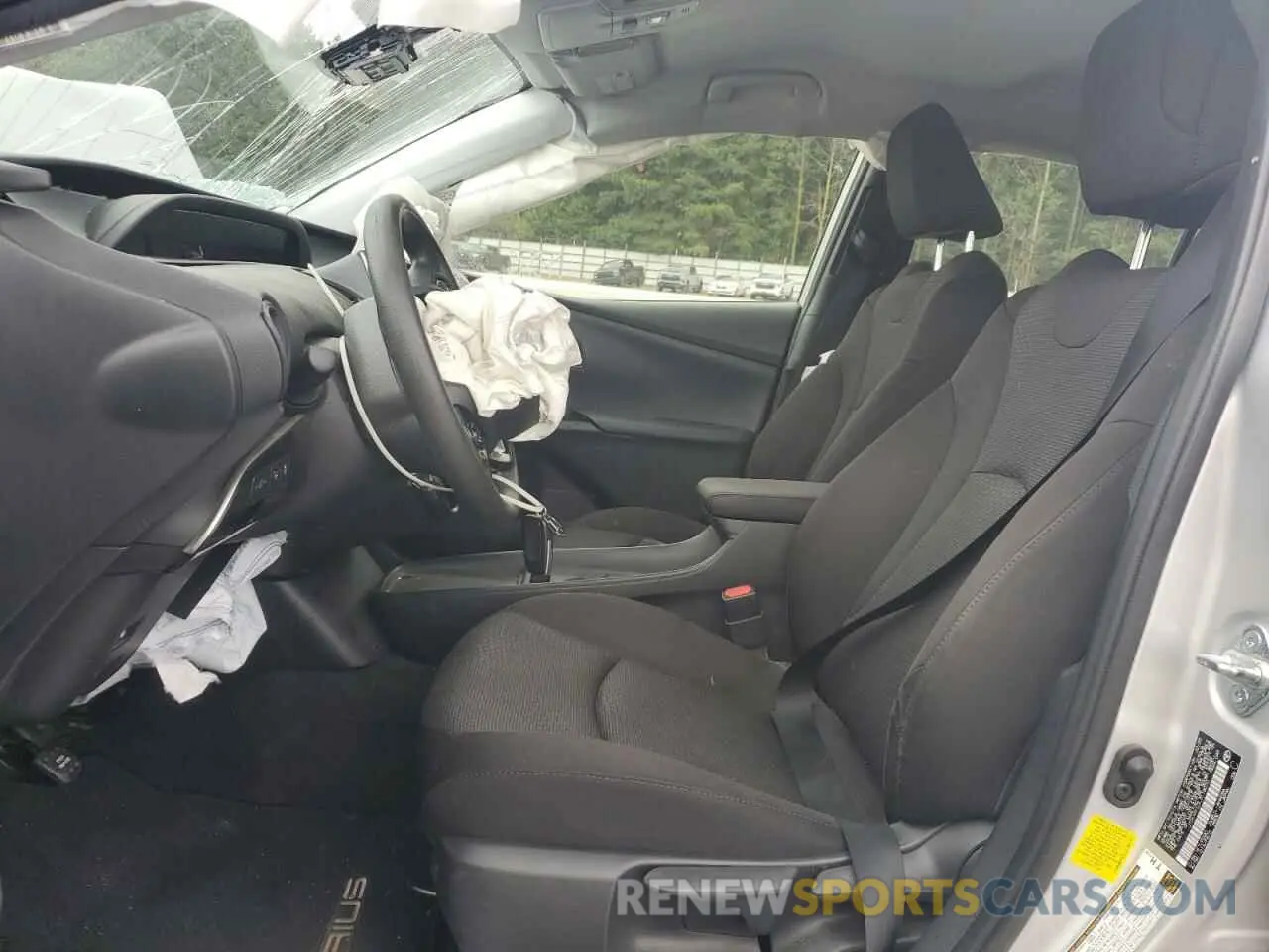 7 Photograph of a damaged car JTDKARFU7L3118070 TOYOTA PRIUS 2020
