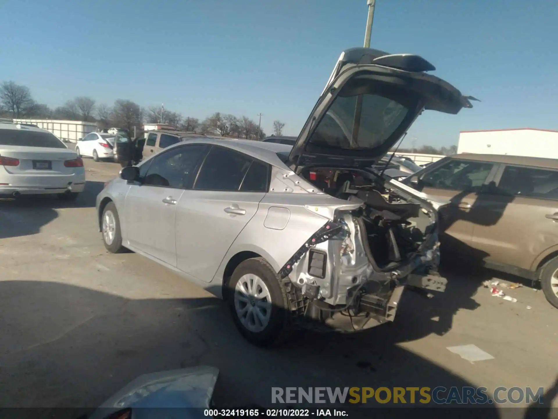 3 Photograph of a damaged car JTDKARFU7L3120238 TOYOTA PRIUS 2020