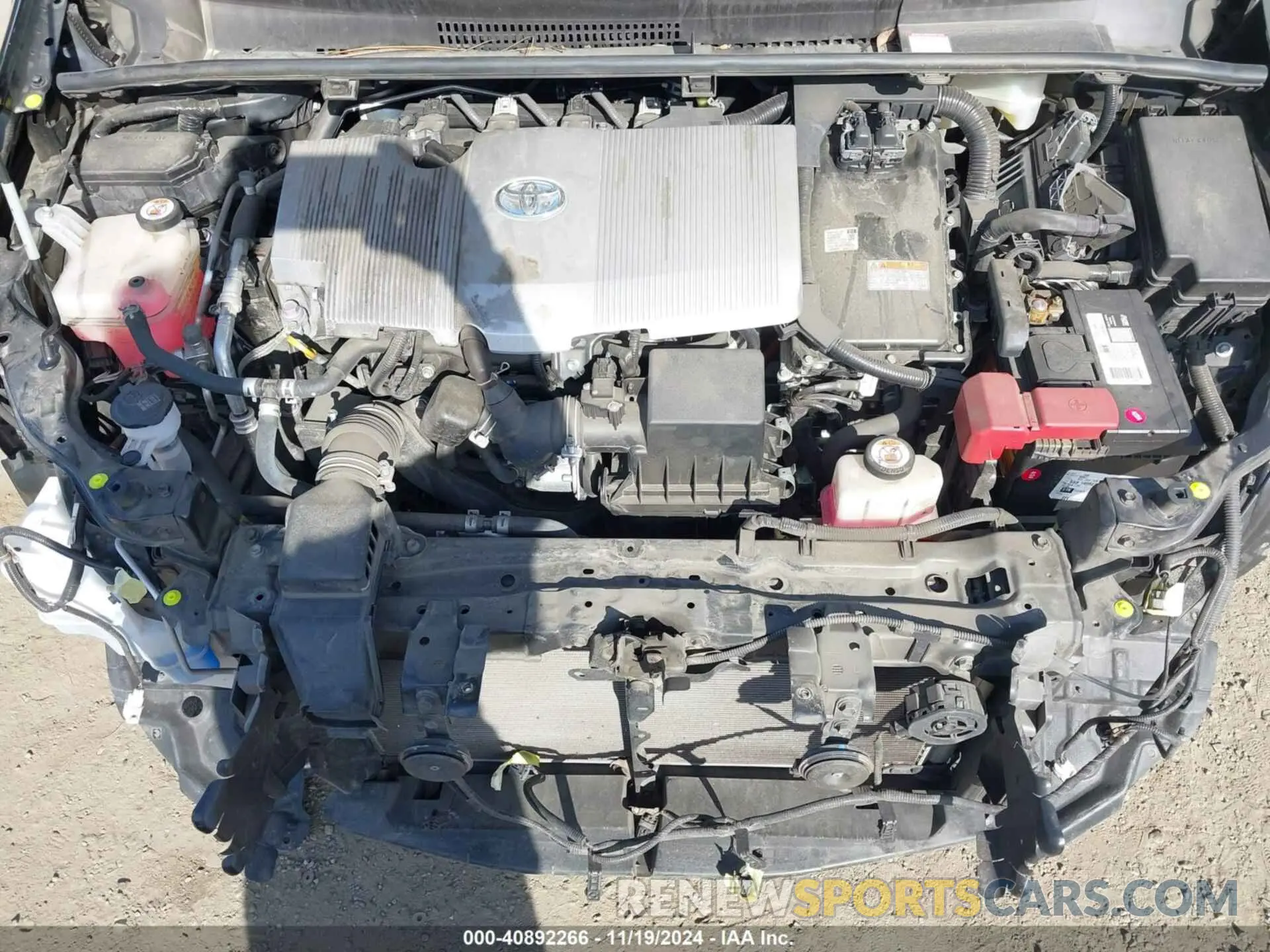 10 Photograph of a damaged car JTDKARFU7L3122040 TOYOTA PRIUS 2020