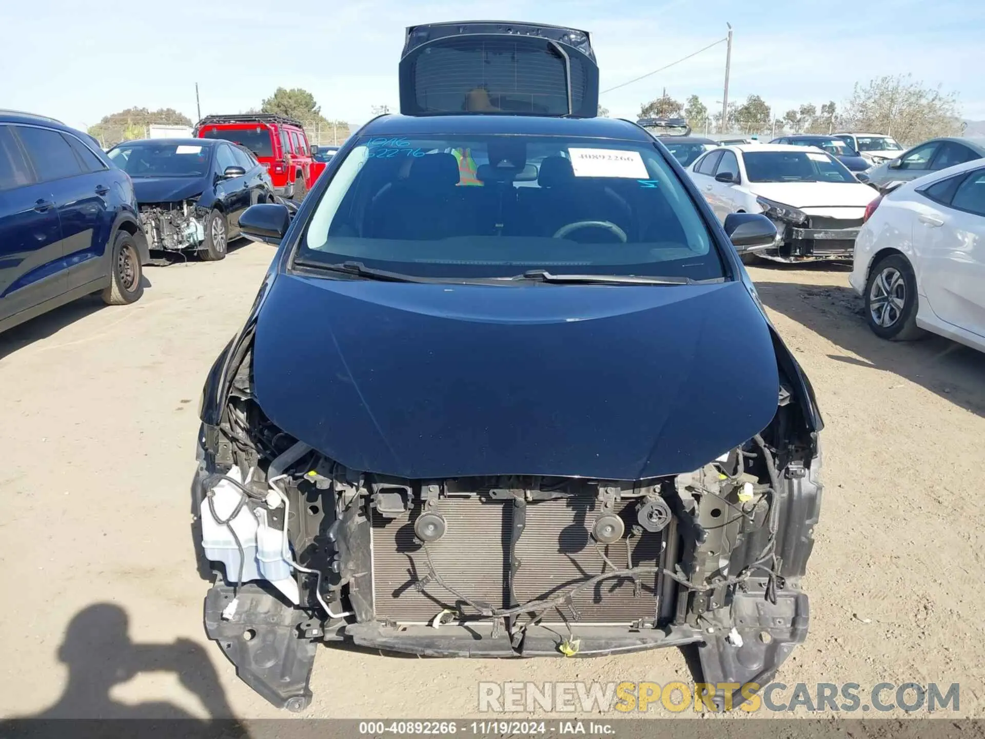 13 Photograph of a damaged car JTDKARFU7L3122040 TOYOTA PRIUS 2020