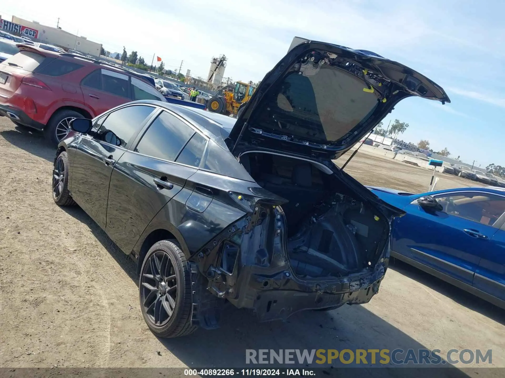 3 Photograph of a damaged car JTDKARFU7L3122040 TOYOTA PRIUS 2020