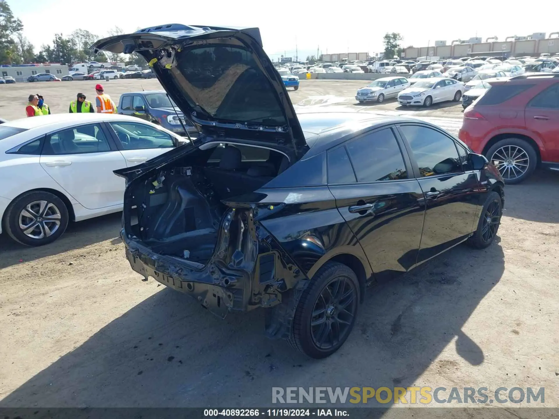 4 Photograph of a damaged car JTDKARFU7L3122040 TOYOTA PRIUS 2020