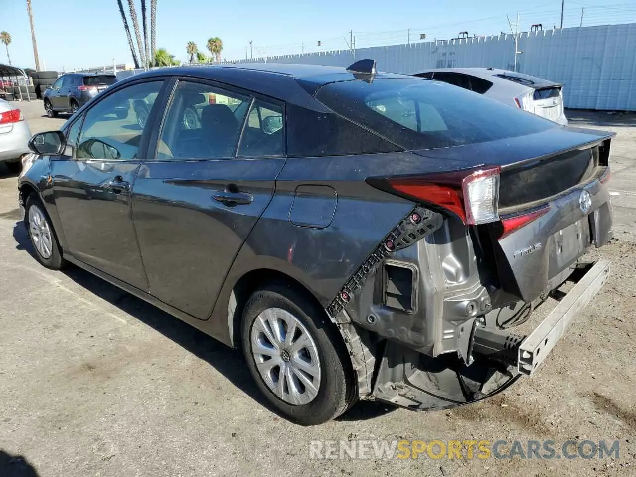 2 Photograph of a damaged car JTDKARFU8L3108468 TOYOTA PRIUS 2020