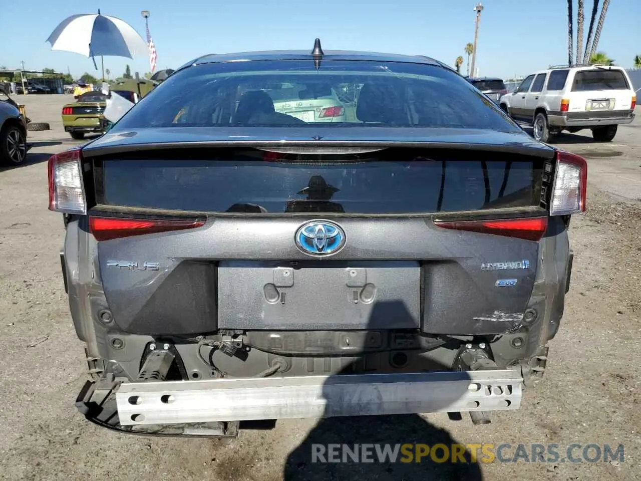 6 Photograph of a damaged car JTDKARFU8L3108468 TOYOTA PRIUS 2020