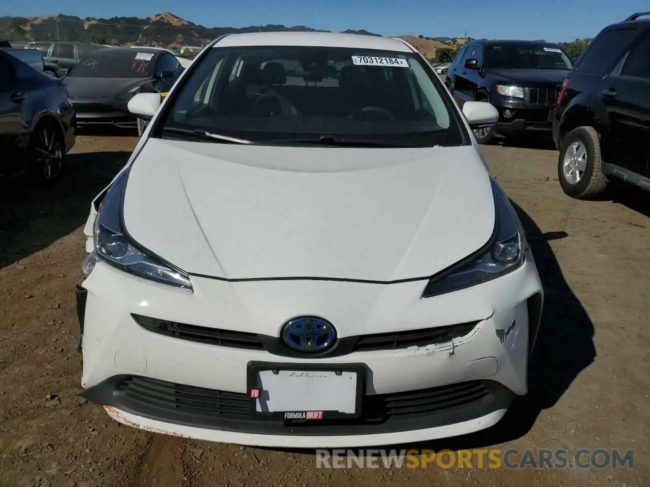 5 Photograph of a damaged car JTDKARFU8L3110169 TOYOTA PRIUS 2020