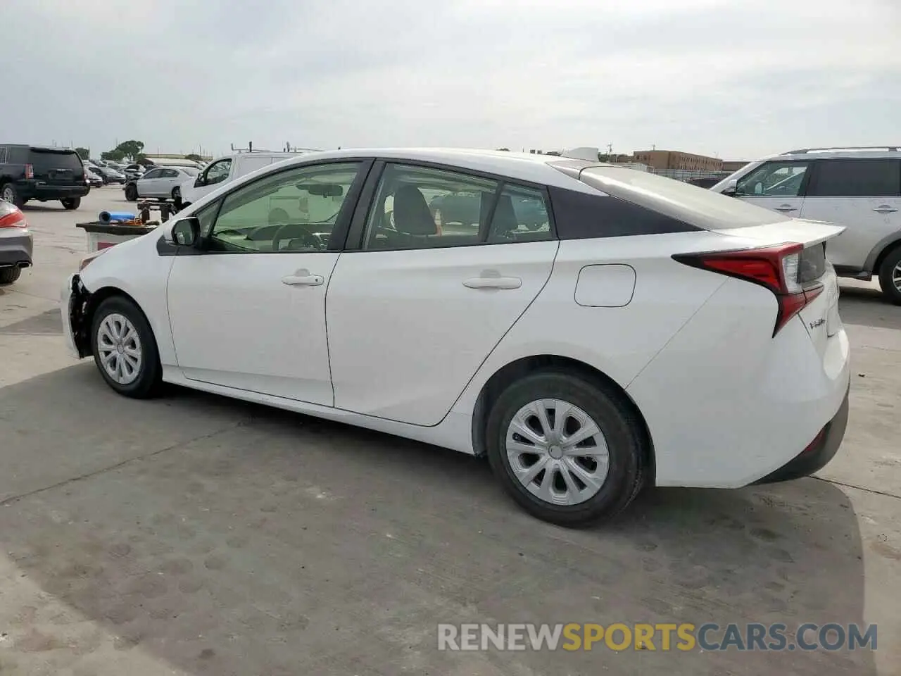 2 Photograph of a damaged car JTDKARFU8L3110639 TOYOTA PRIUS 2020