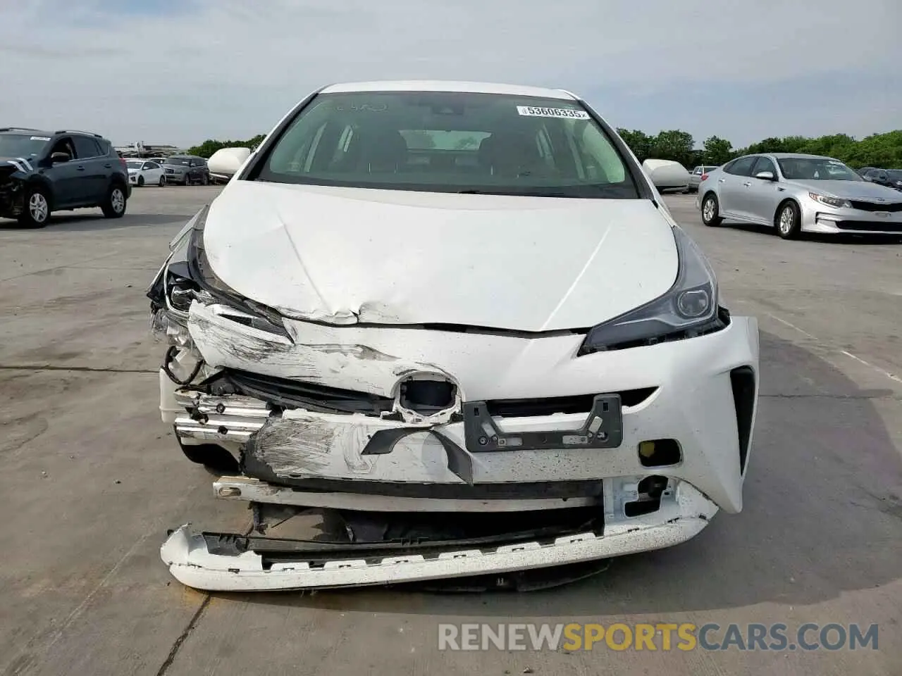 5 Photograph of a damaged car JTDKARFU8L3110639 TOYOTA PRIUS 2020