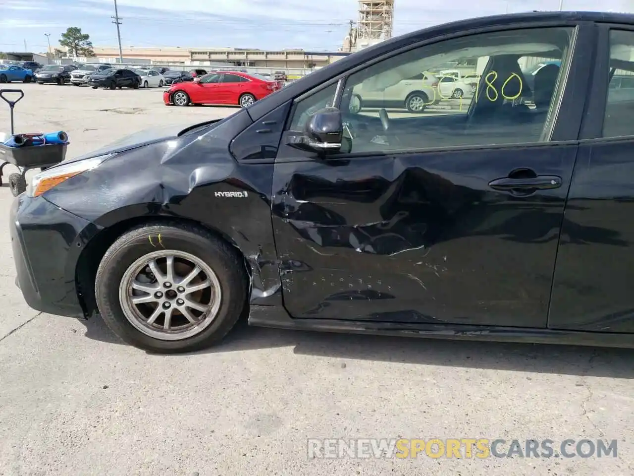 9 Photograph of a damaged car JTDKARFU8L3111404 TOYOTA PRIUS 2020