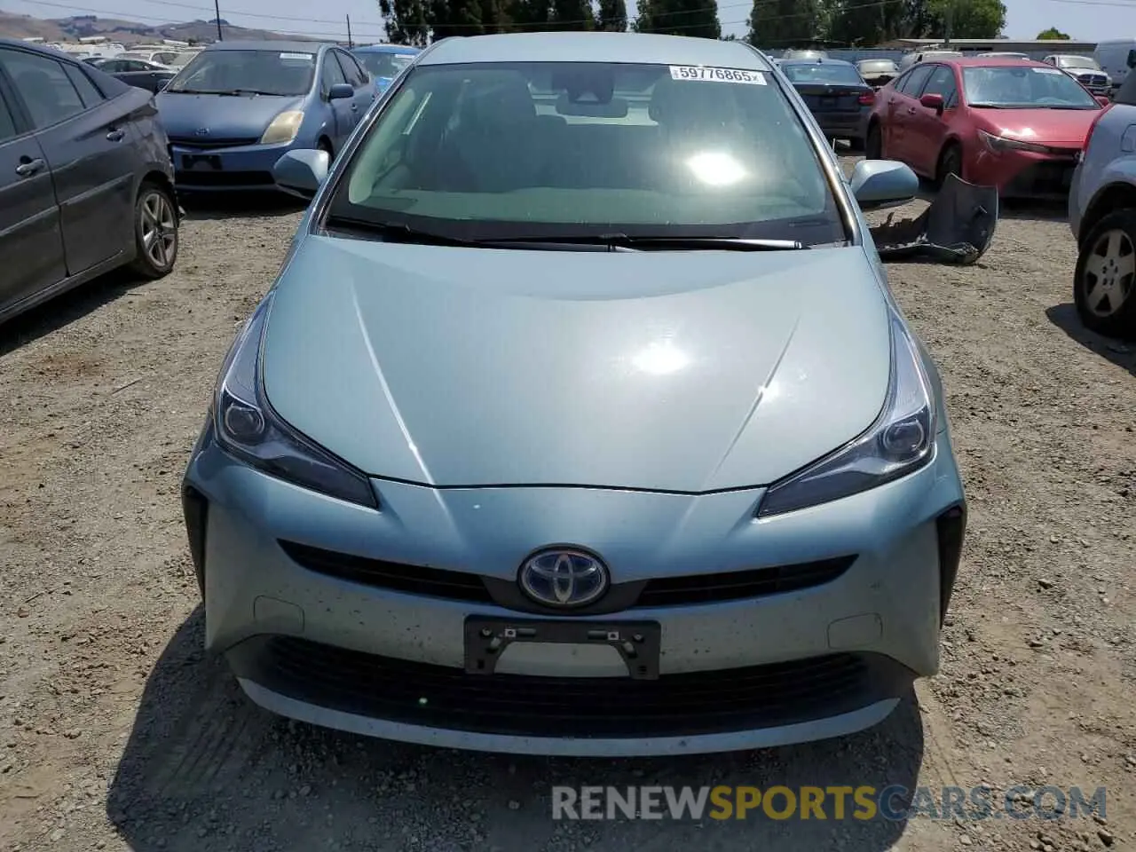 5 Photograph of a damaged car JTDKARFU8L3113315 TOYOTA PRIUS 2020