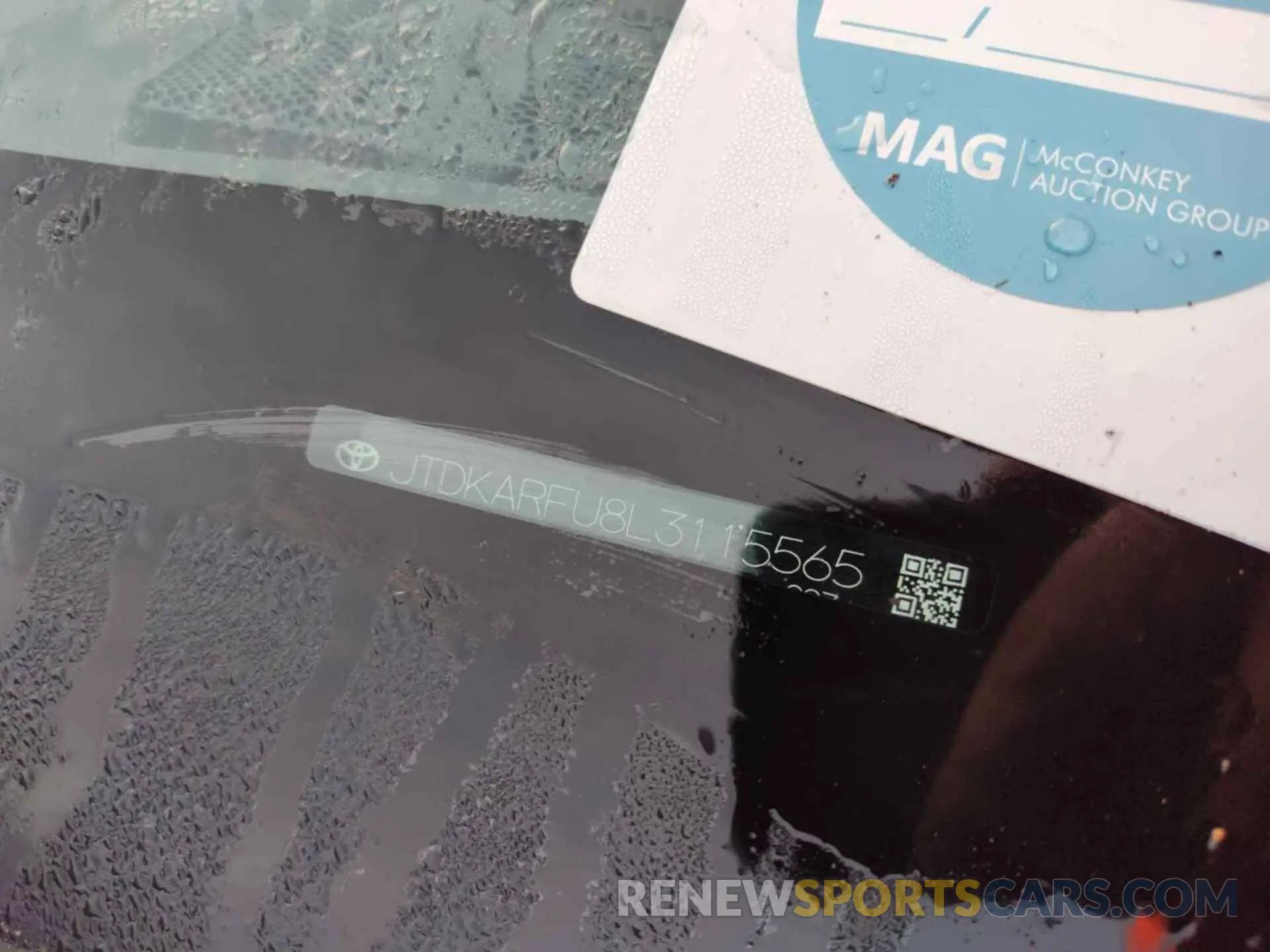 20 Photograph of a damaged car JTDKARFU8L3115565 TOYOTA PRIUS 2020