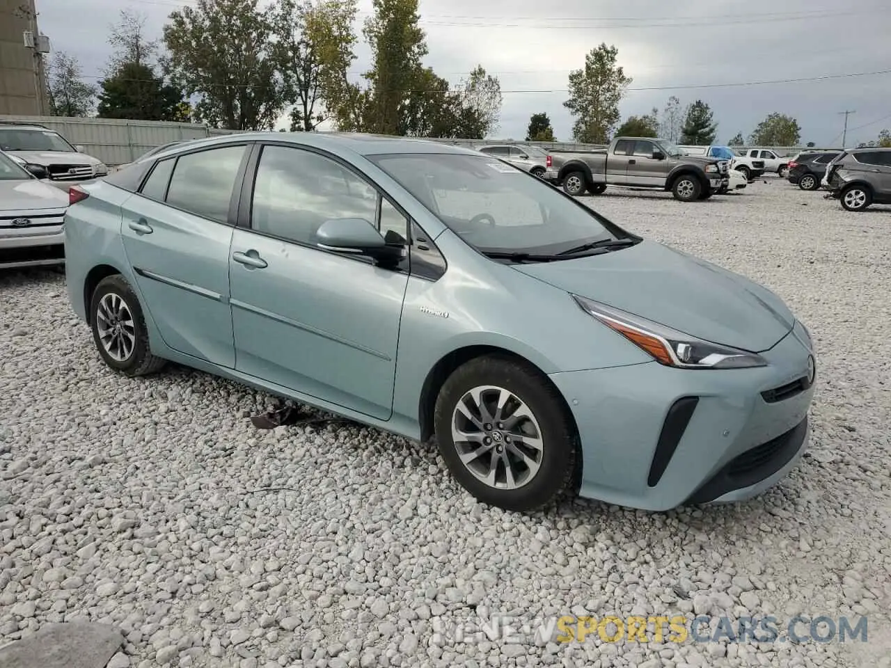 4 Photograph of a damaged car JTDKARFU8L3116957 TOYOTA PRIUS 2020