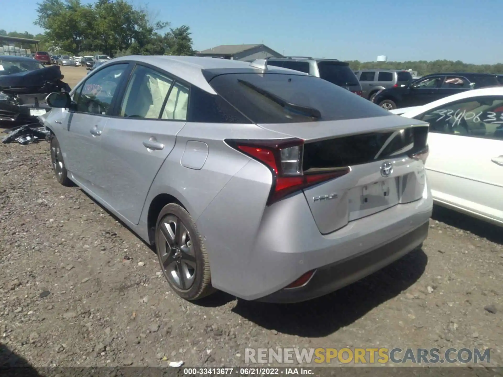 3 Photograph of a damaged car JTDKARFU8L3117896 TOYOTA PRIUS 2020