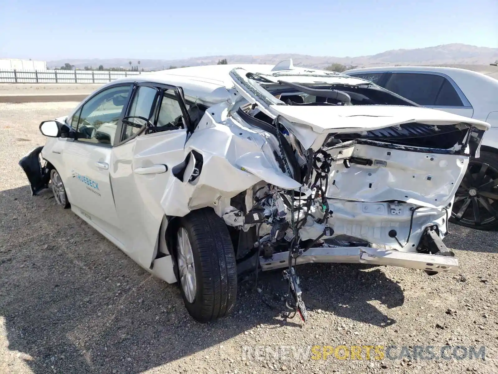 3 Photograph of a damaged car JTDKARFU8L3125089 TOYOTA PRIUS 2020