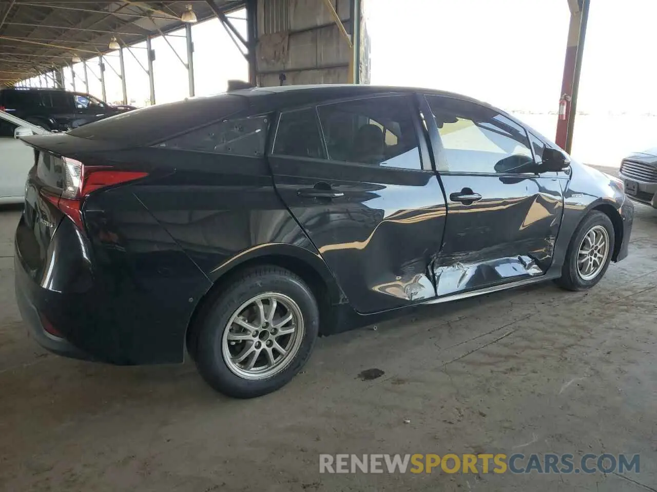 3 Photograph of a damaged car JTDKARFU8L3125335 TOYOTA PRIUS 2020