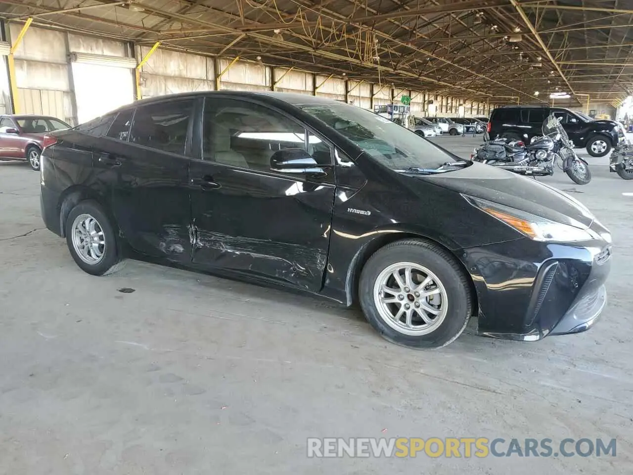4 Photograph of a damaged car JTDKARFU8L3125335 TOYOTA PRIUS 2020