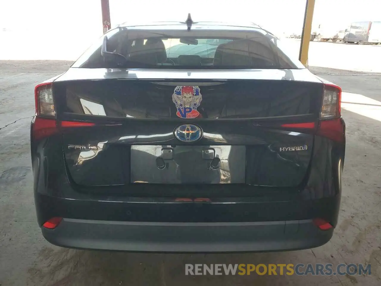 6 Photograph of a damaged car JTDKARFU8L3125335 TOYOTA PRIUS 2020