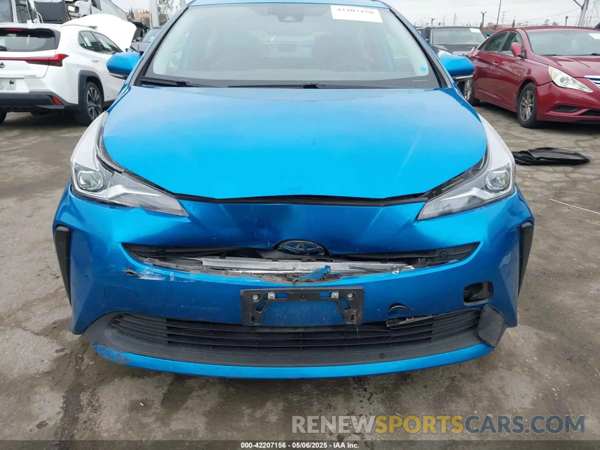 6 Photograph of a damaged car JTDKARFU9L3104395 TOYOTA PRIUS 2020