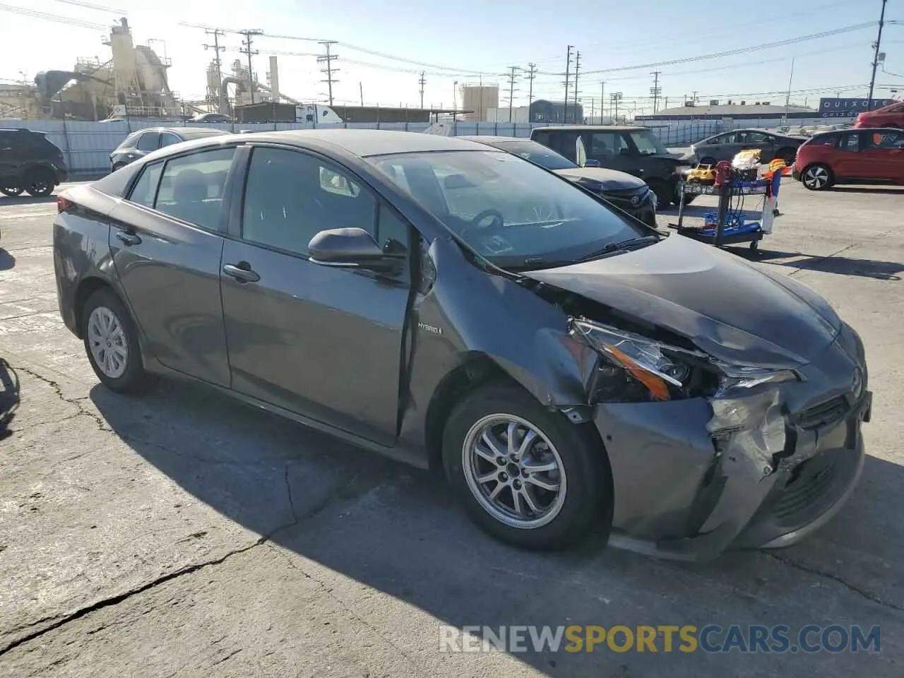 4 Photograph of a damaged car JTDKARFU9L3107507 TOYOTA PRIUS 2020