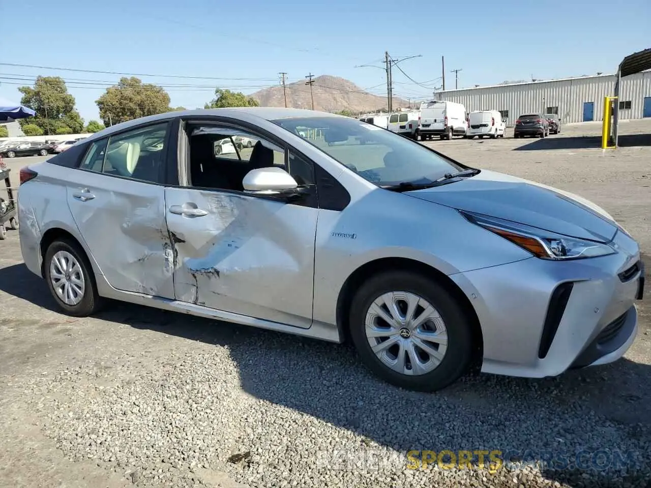 4 Photograph of a damaged car JTDKARFU9L3107880 TOYOTA PRIUS 2020