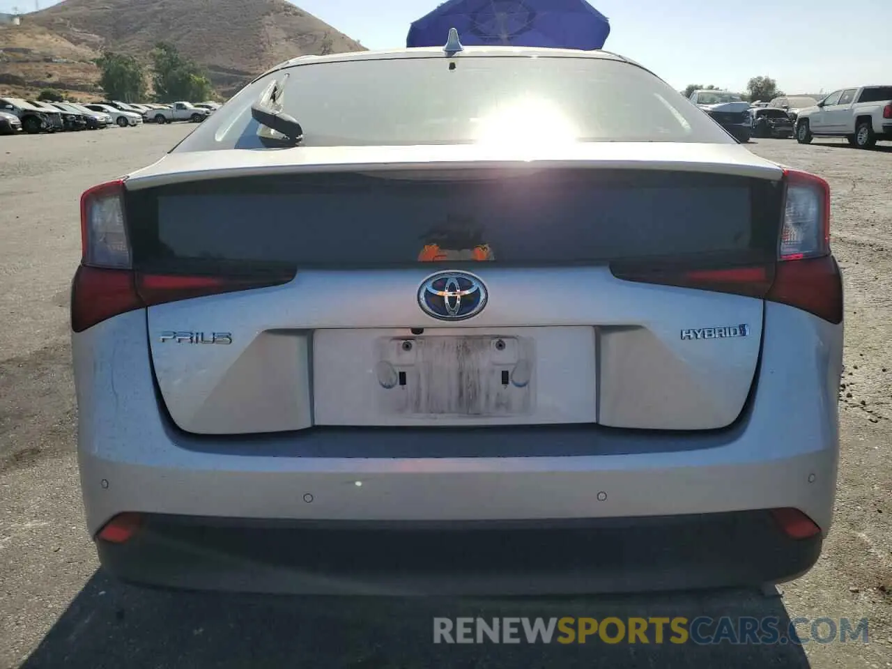 6 Photograph of a damaged car JTDKARFU9L3107880 TOYOTA PRIUS 2020