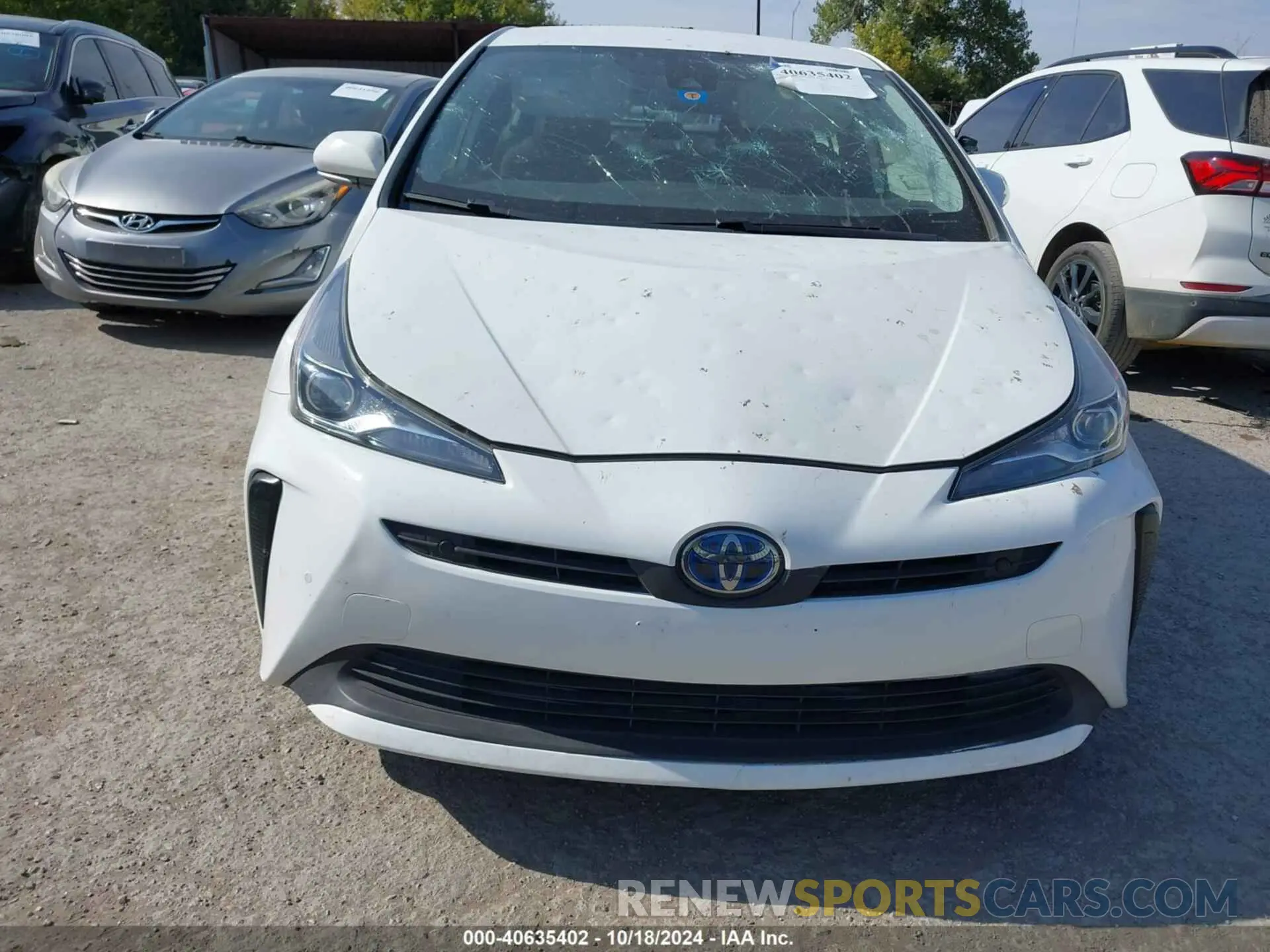 12 Photograph of a damaged car JTDKARFU9L3108754 TOYOTA PRIUS 2020