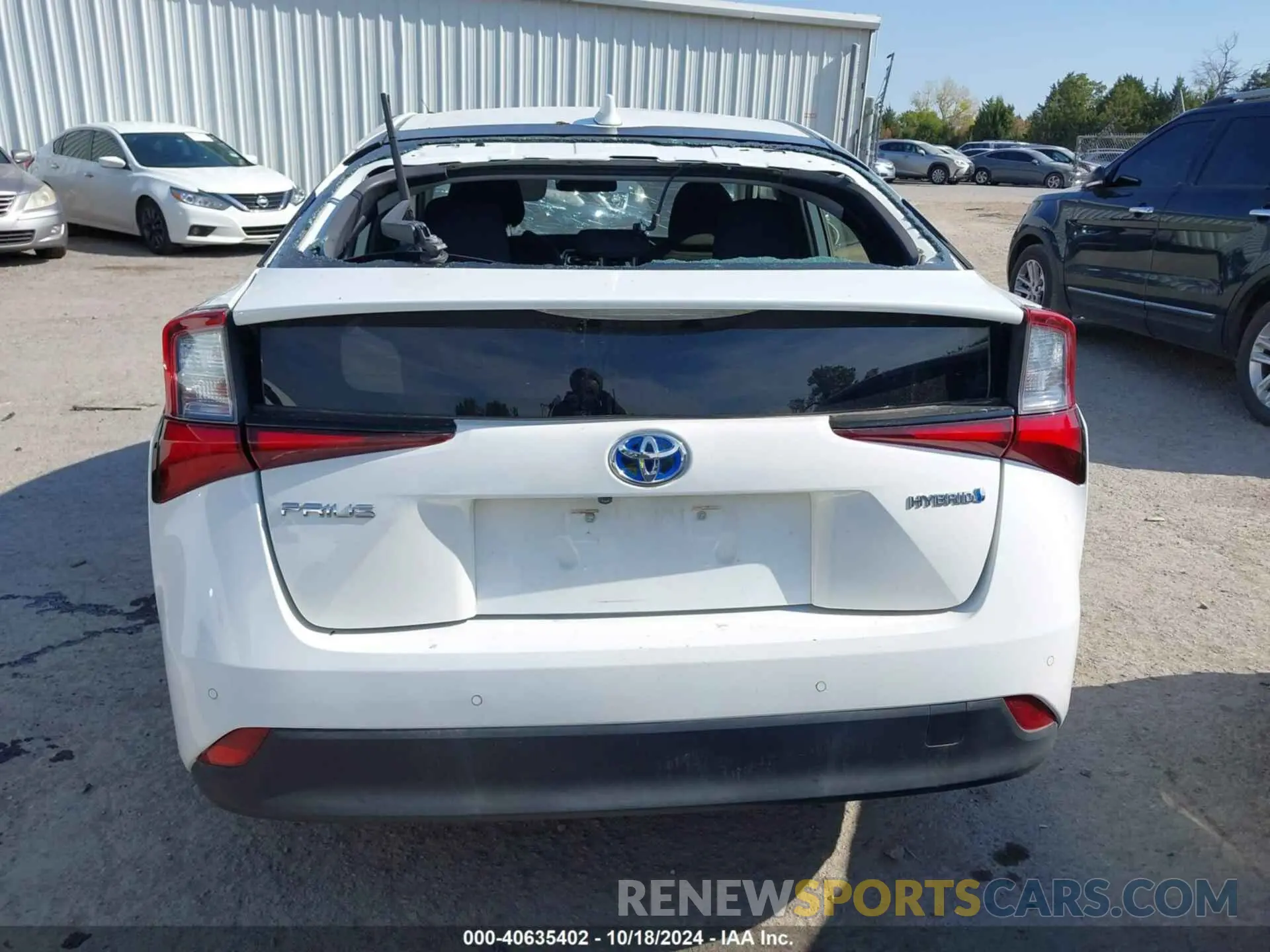 16 Photograph of a damaged car JTDKARFU9L3108754 TOYOTA PRIUS 2020