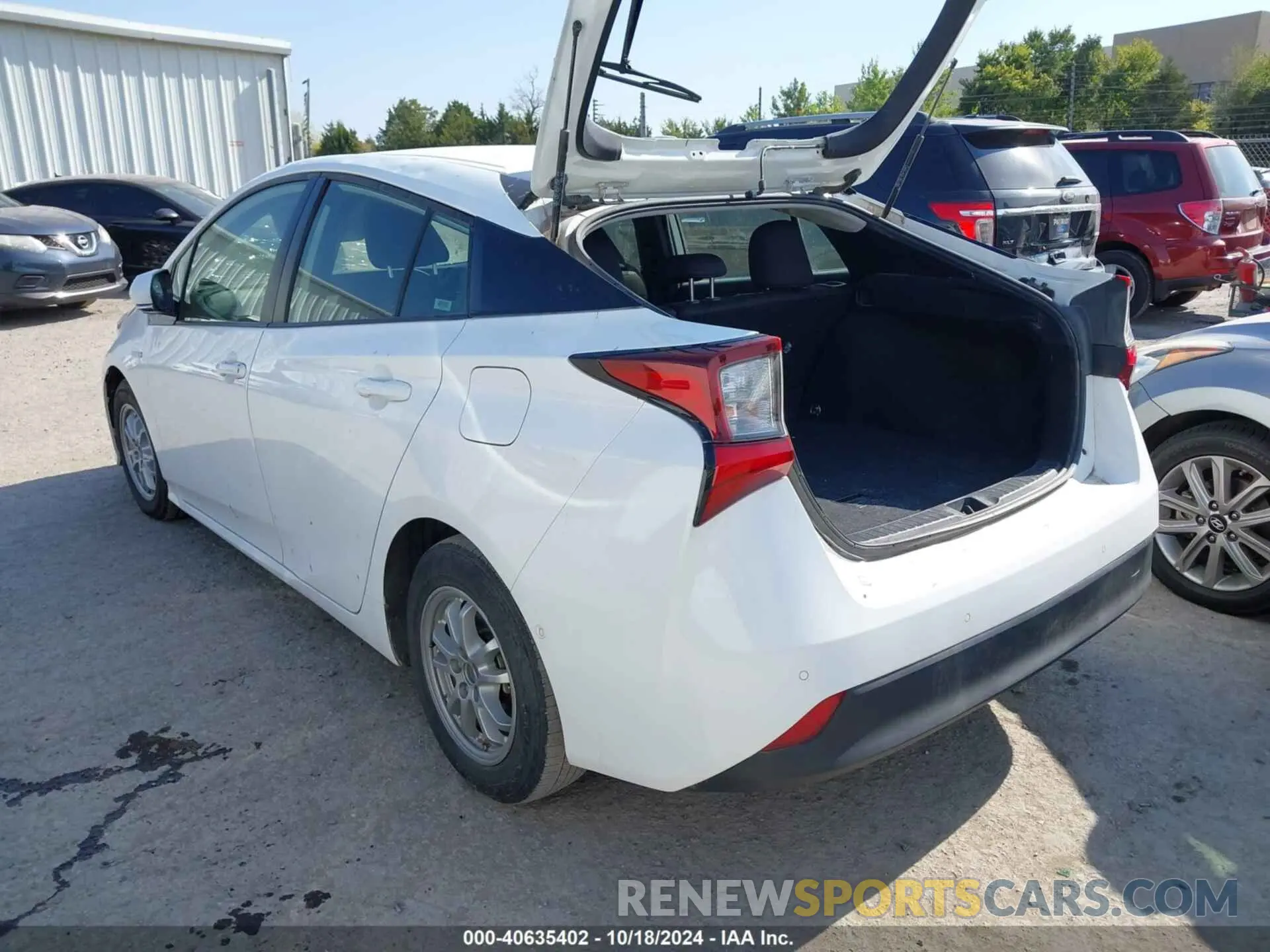 3 Photograph of a damaged car JTDKARFU9L3108754 TOYOTA PRIUS 2020