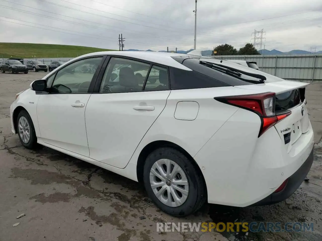 2 Photograph of a damaged car JTDKARFU9L3110326 TOYOTA PRIUS 2020