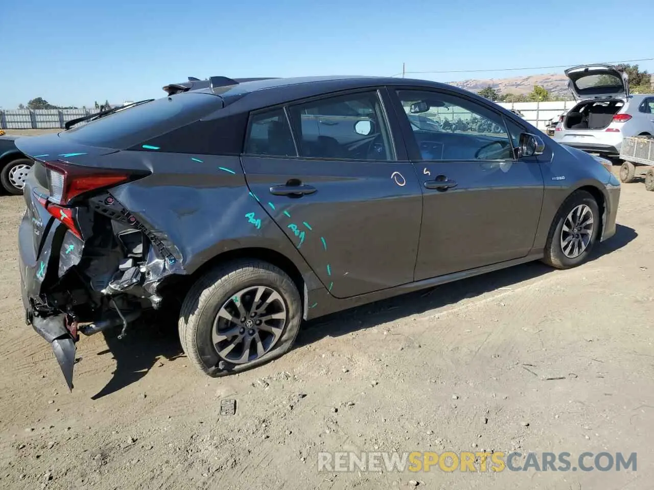 3 Photograph of a damaged car JTDKARFU9L3111508 TOYOTA PRIUS 2020