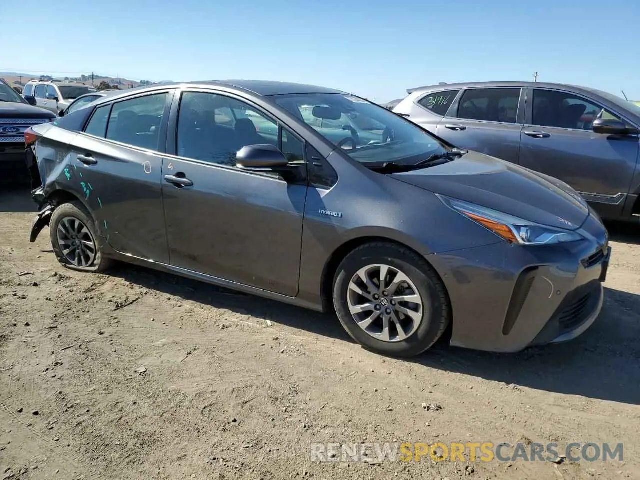 4 Photograph of a damaged car JTDKARFU9L3111508 TOYOTA PRIUS 2020