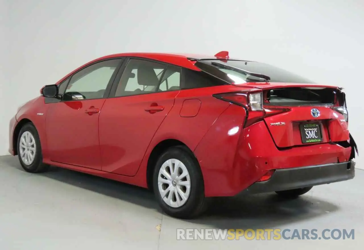 4 Photograph of a damaged car JTDKARFU9L3111895 TOYOTA PRIUS 2020