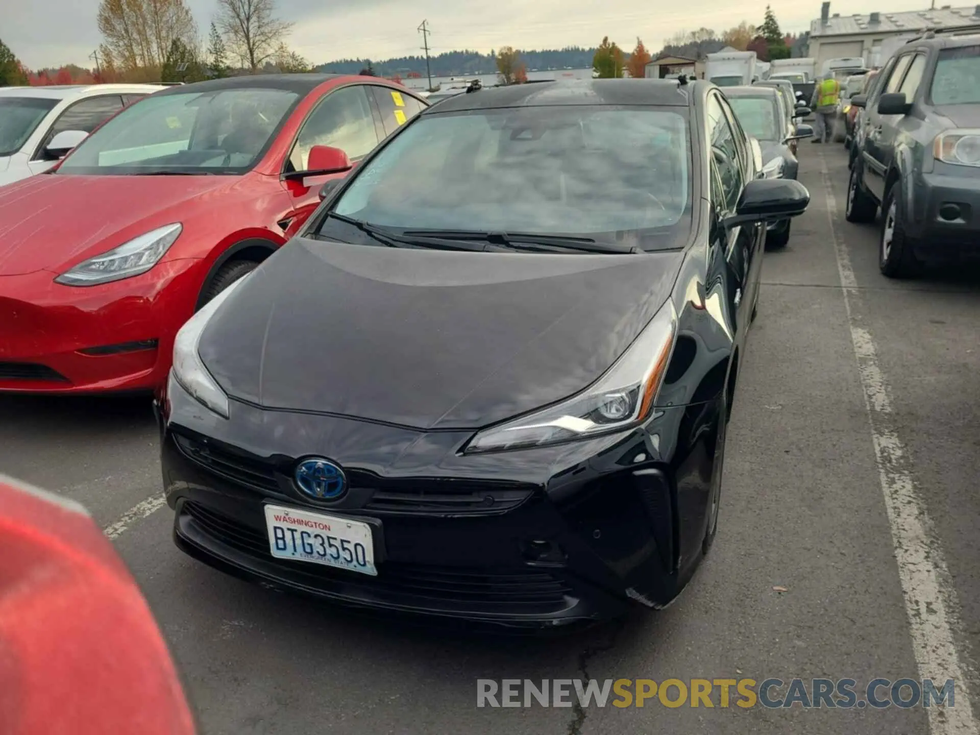 2 Photograph of a damaged car JTDKARFU9L3116109 TOYOTA PRIUS 2020